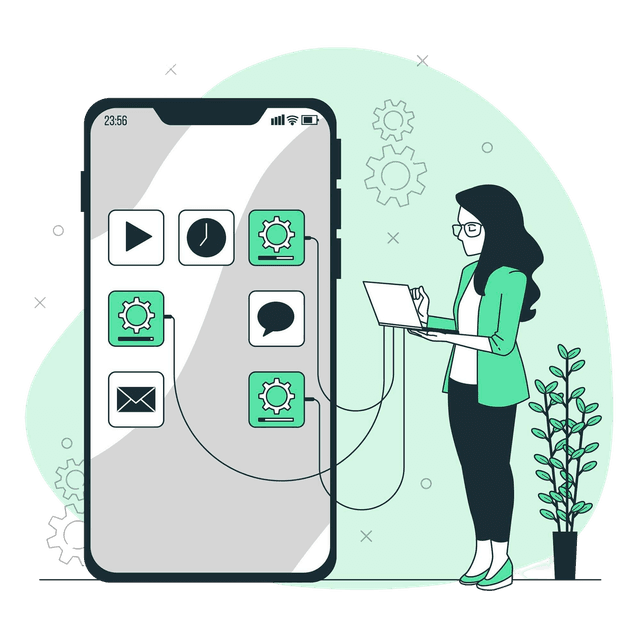 Mobile and Web Technology Expertise illustration